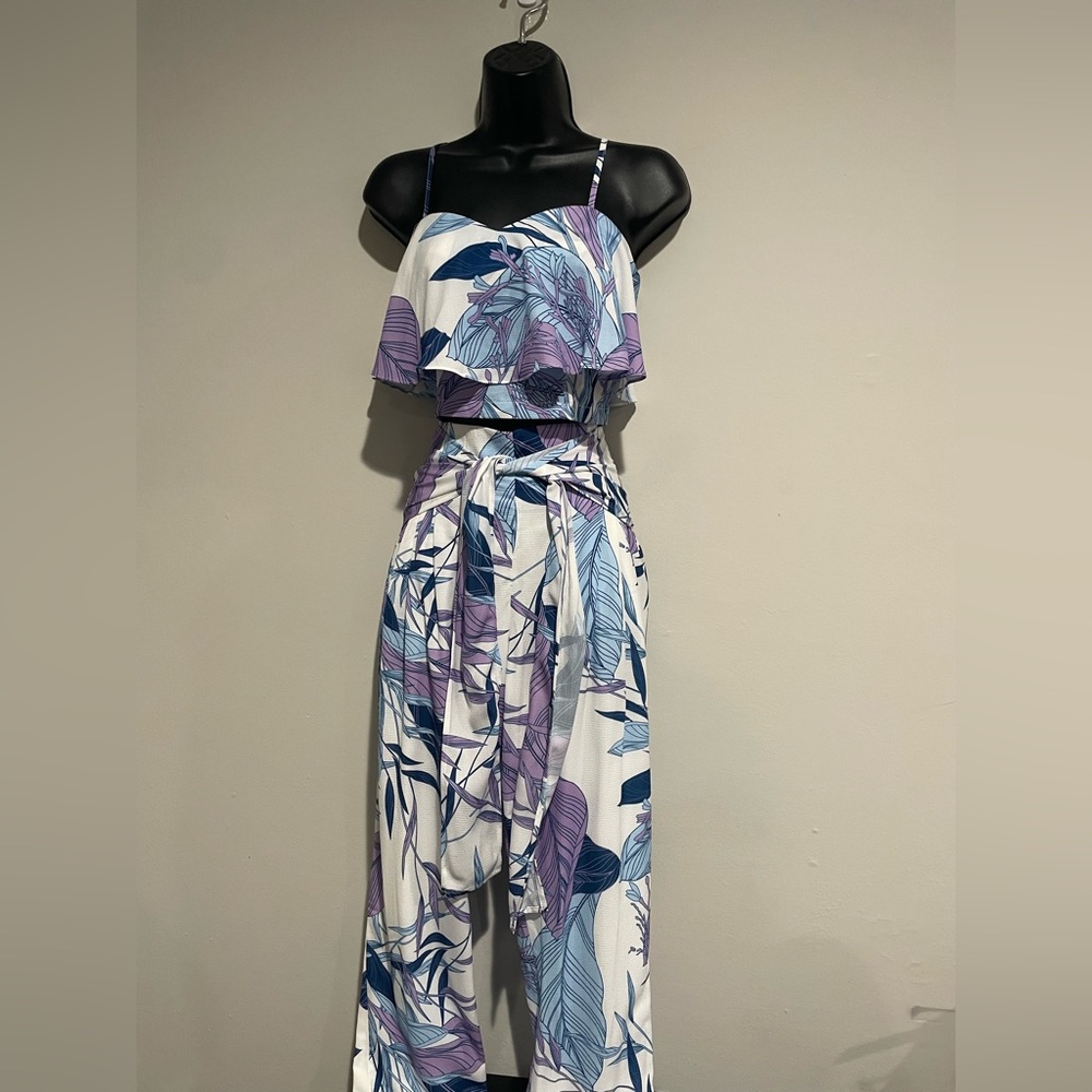 Purple Floral 2Pc